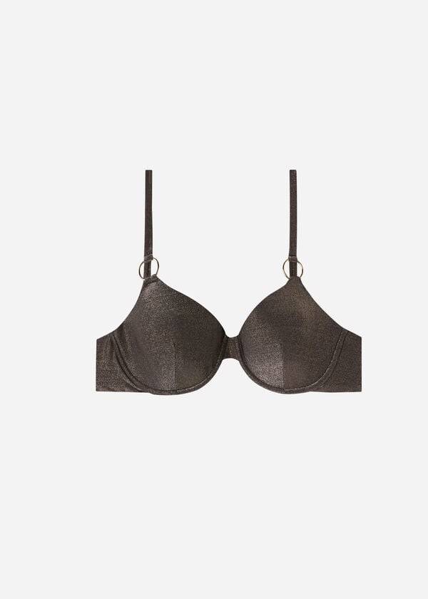 Arriba De Bikini Calzedonia Push Up Hollywood Mujer Negras | CL1943CE