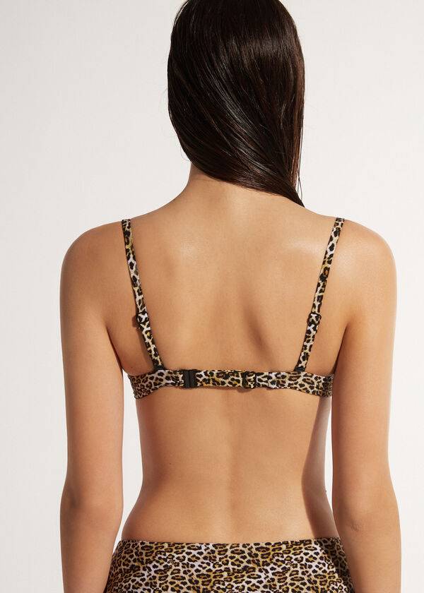Arriba De Bikini Calzedonia Push Up Malindi Mujer Marrones | CL1952TV