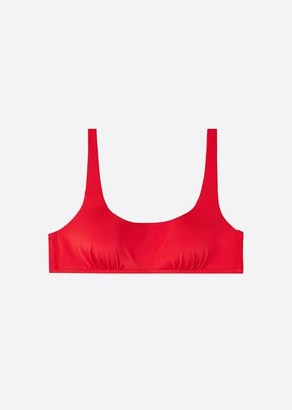 Arriba De Bikini Calzedonia Tank Estilo Indonesia Eco Mujer Rojas | CL1988GL
