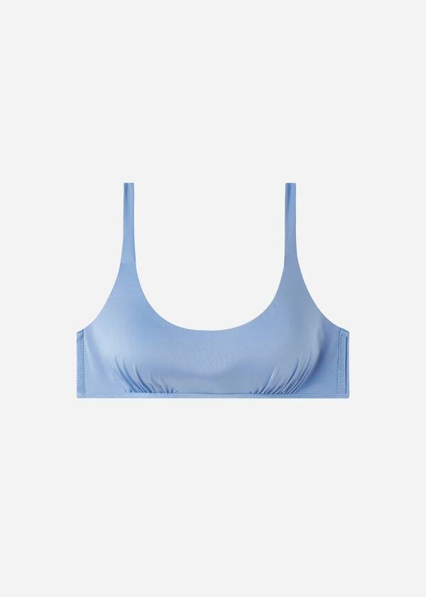 Arriba De Bikini Calzedonia Tank Estilo Indonesia Eco Mujer Azules | CL1992LH