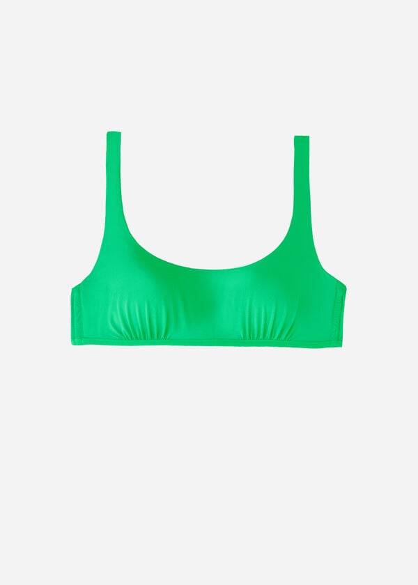 Arriba De Bikini Calzedonia Tank Estilo Indonesia Eco rosa Mujer Verde | CL1995CE