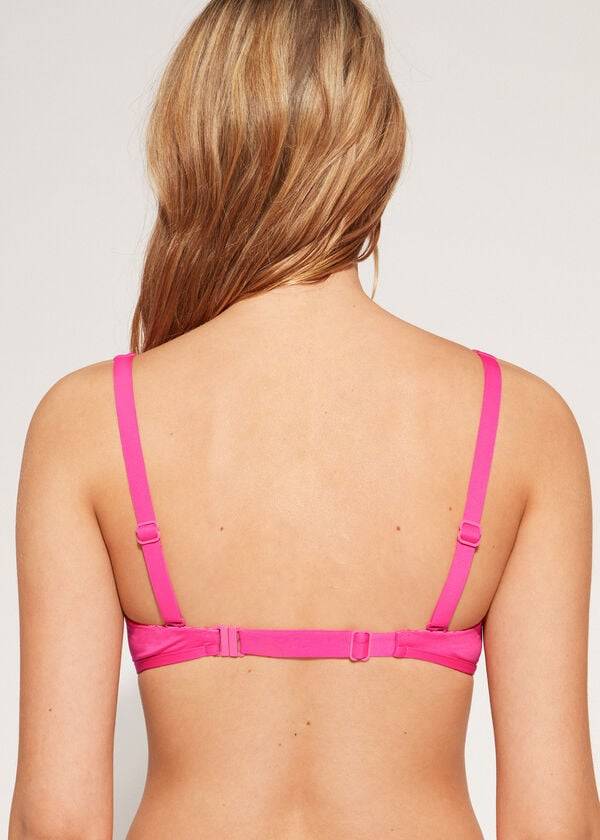 Arriba De Bikini Calzedonia Tank Estilo Indonesia Eco rosa Mujer Rosas | CL1996VD