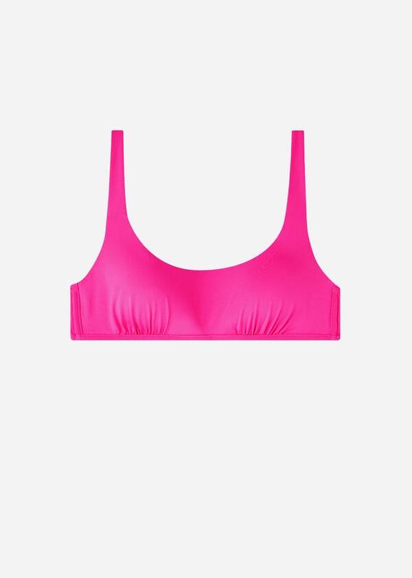 Arriba De Bikini Calzedonia Tank Estilo Indonesia Eco rosa Mujer Rosas | CL1996VD