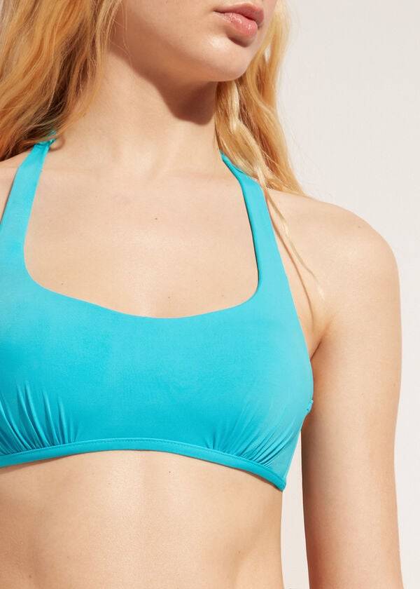Arriba De Bikini Calzedonia Tank-Estilo Indonesia Mujer Turquesa Verde | CL2009PQ