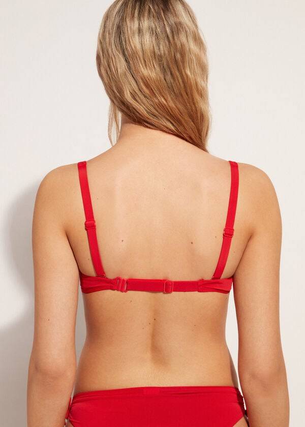 Arriba De Bikini Calzedonia Tank-Estilo Indonesia Mujer Rojas | CL2010AP