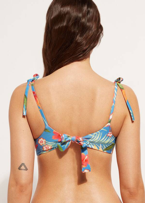 Arriba De Bikini Calzedonia Tank-Estilo Maui Mujer Verde | CL2015HK