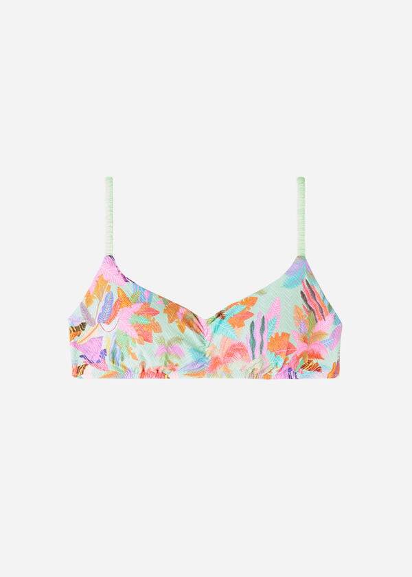 Arriba De Bikini Calzedonia Tank-Estilo Tahiti Mujer Verde | CL2018LH