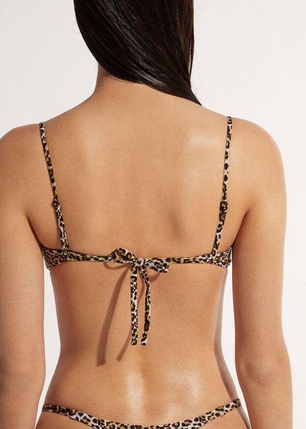 Arriba De Bikini Calzedonia Tank Malindi Mujer Marrones Negras | CL1982OR