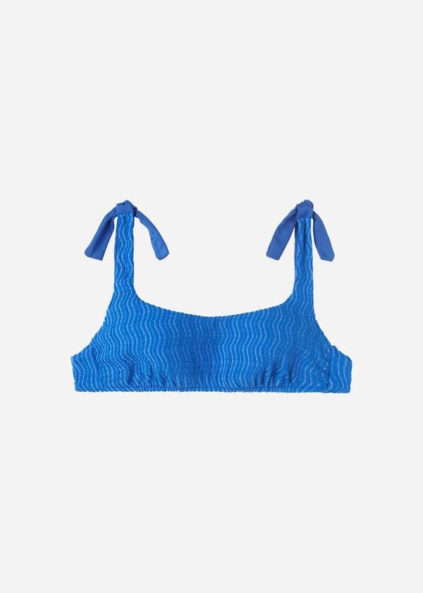 Arriba De Bikini Calzedonia Tank Mykonos Mujer Azules | CL1985SO