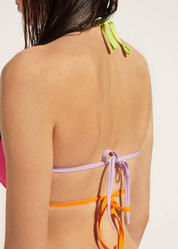 Arriba De Bikini Calzedonia Tank Tokyo Eco Mujer Rosas | CL2003RW