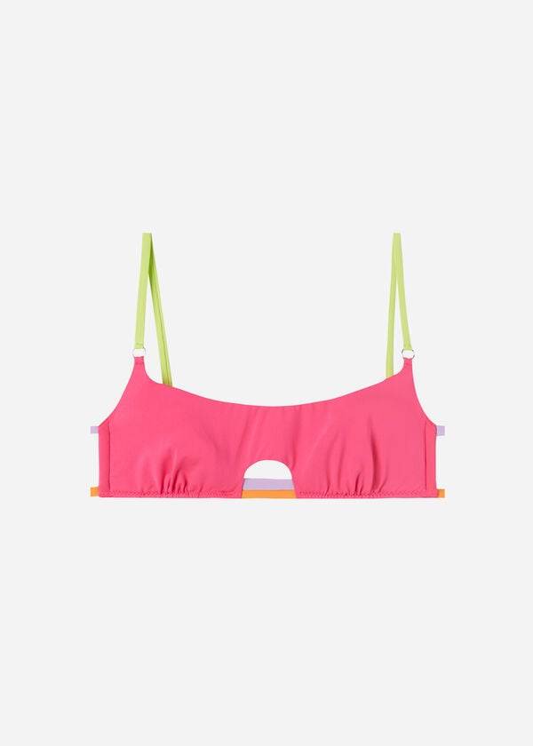 Arriba De Bikini Calzedonia Tank Tokyo Eco Mujer Rosas | CL2003RW