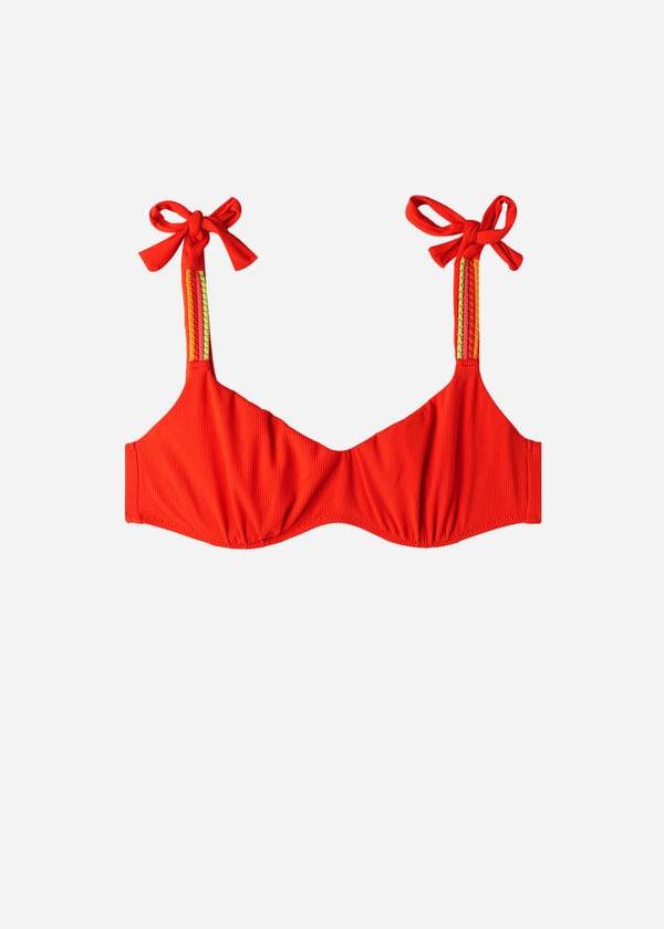 Arriba De Bikini Calzedonia Tank-style Berlino Mujer Rojas | CL2005YU