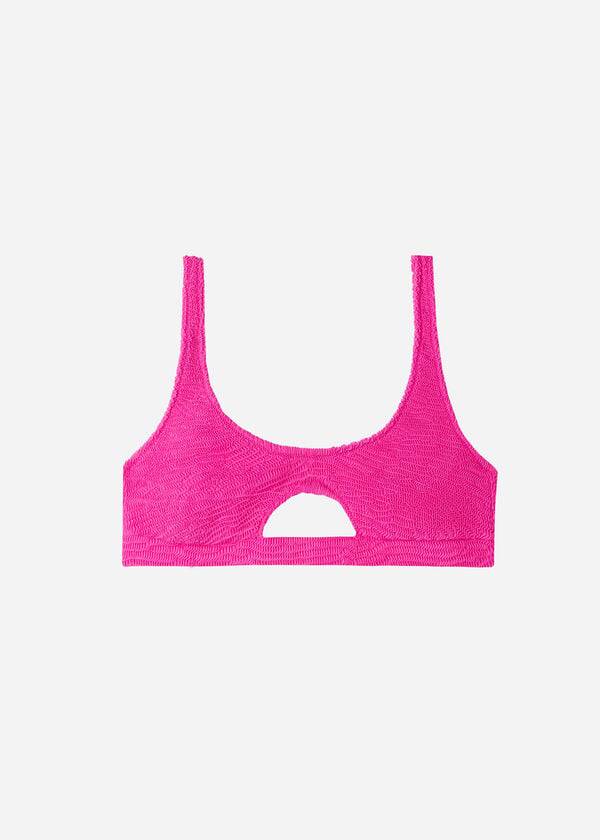 Arriba De Bikini Calzedonia Tank-style Cut Out Miami Mujer Rosas | CL2006UT
