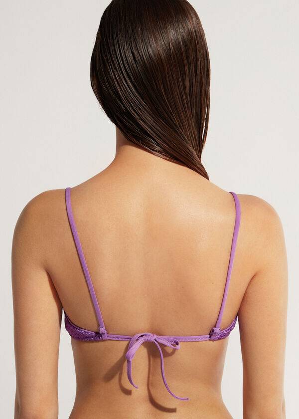 Arriba De Bikini Calzedonia Tank-style Las Vegas Mujer Moradas | CL2011SO