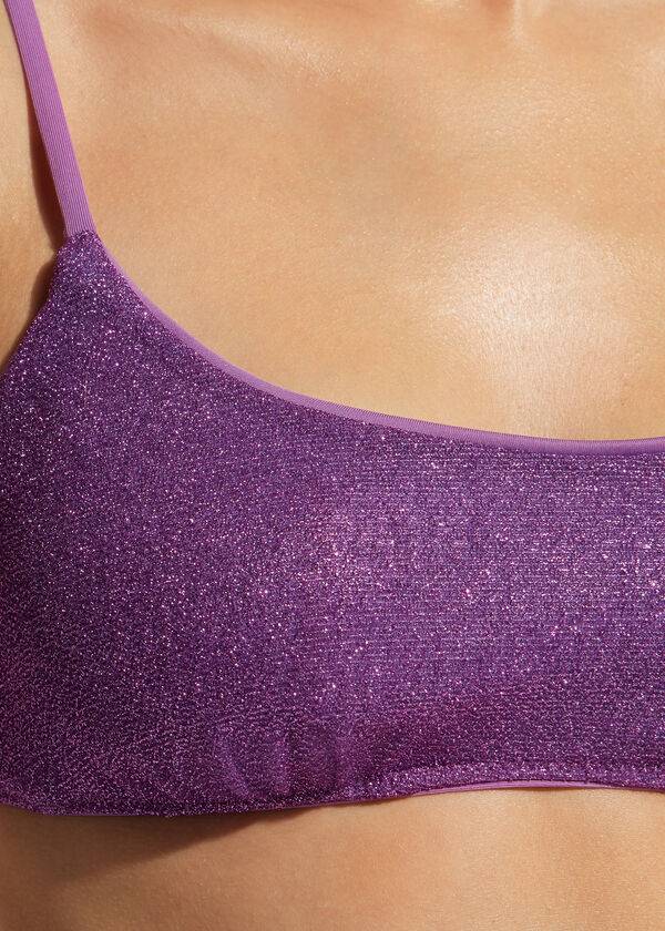 Arriba De Bikini Calzedonia Tank-style Las Vegas Mujer Moradas | CL2011SO
