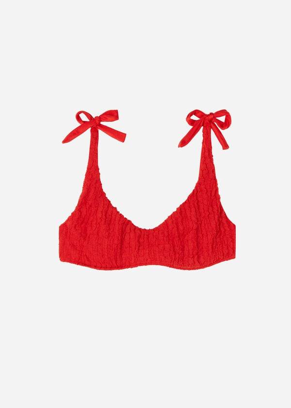Arriba De Bikini Calzedonia Tank-style Marrakech Mujer Rojas | CL2014GL