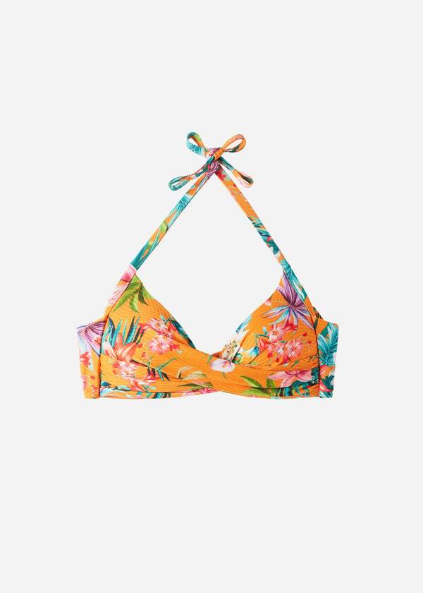 Arriba De Bikini Calzedonia Triangle Rio Eco Mujer Naranjas | CL2019ZG