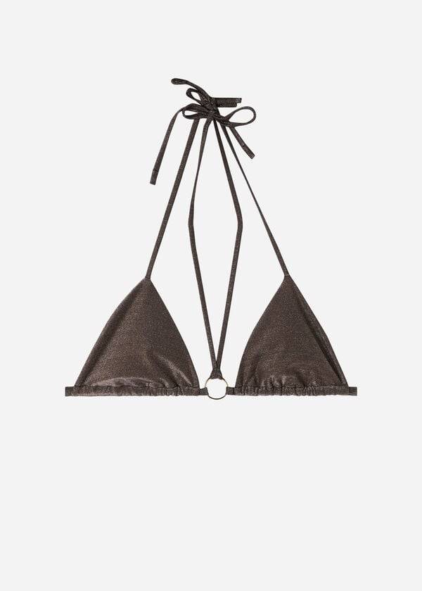 Arriba De Bikini Calzedonia Triangle String Hollywood Mujer Negras | CL2033IS