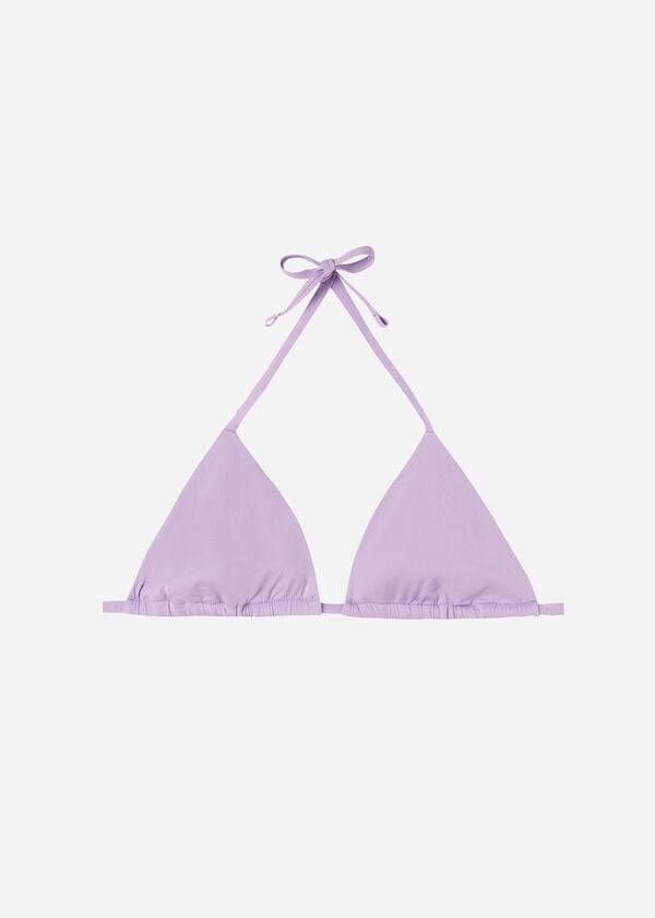 Arriba De Bikini Calzedonia Triangle String Indonesia Eco Mujer Moradas | CL2036AP