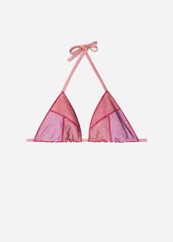 Arriba De Bikini Calzedonia Triangle String Lisbona Mujer Rosas | CL2050NB
