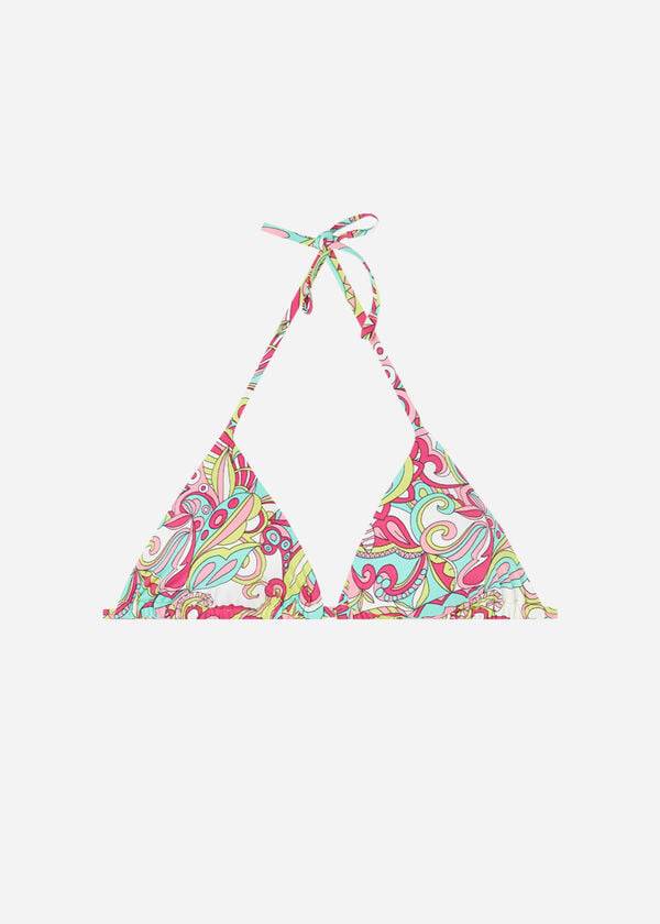 Arriba De Bikini Calzedonia Triangle String Londra Mujer Rojas | CL2051MA
