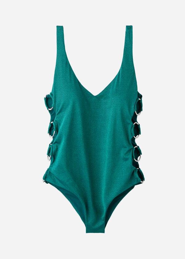 Bañadores Calzedonia Acolchado One-Piece Hollywood Mujer Verde | CL2177CE