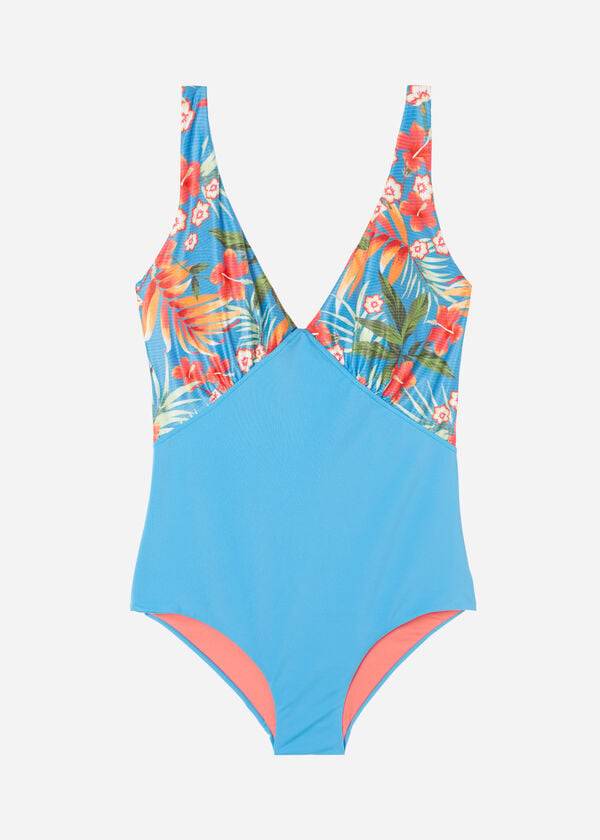Bañadores Calzedonia Acolchado One-Piece Shaping-Effect Maui Mujer Verde | CL2195FM