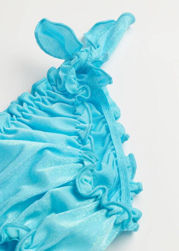 Bañadores Calzedonia Bottom Formentera Niños Turquesa | CL3022HK