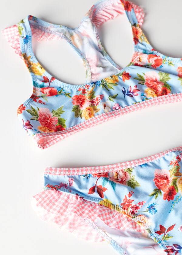 Bañadores Calzedonia Floral Two-Piece Masha Niños Multicolor | CL3039NB
