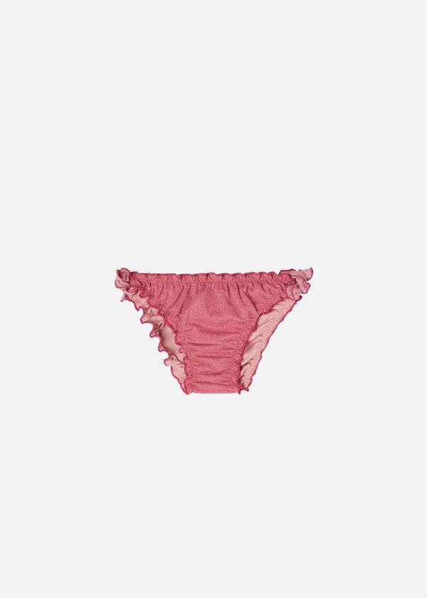 Bañadores Calzedonia Lamé Bottom Lisbona Niños Rosas | CL3040BC