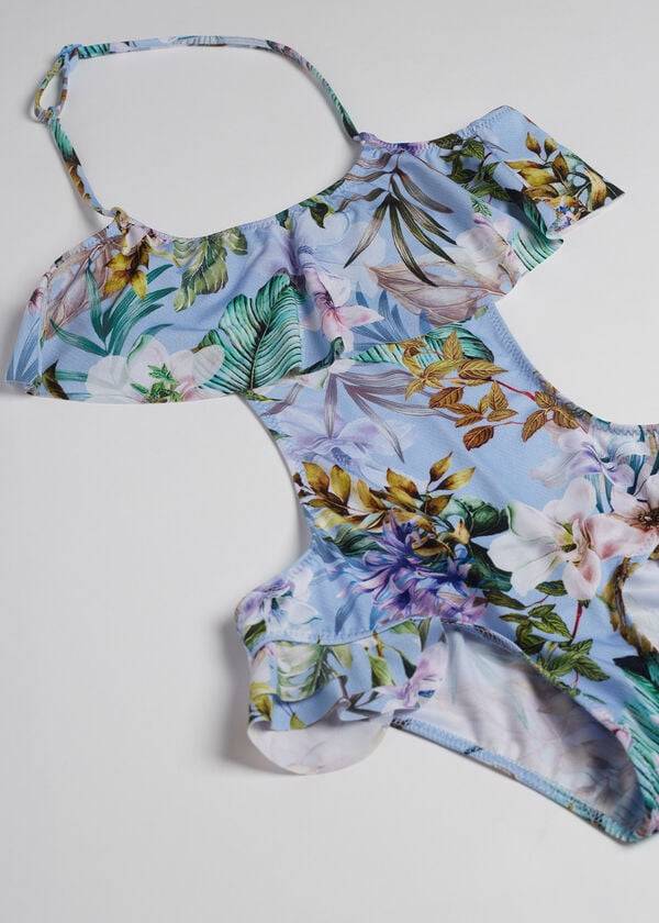Bañadores Calzedonia One Piece Atene Niños Azules | CL3043XF