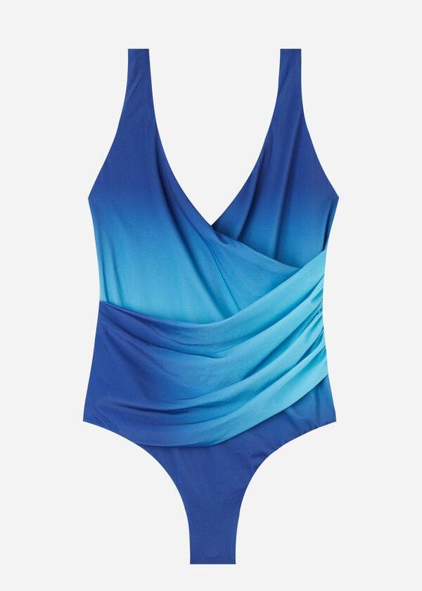 Bañadores Calzedonia One Piece Denver Mujer Azules | CL2158EX