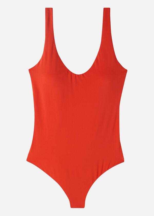 Bañadores Calzedonia One Piece Indonesia Eco Mujer Rojas | CL2161YU