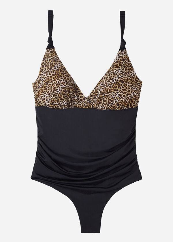 Bañadores Calzedonia One Piece Malindi Mujer Negras | CL2166AP