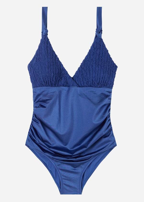 Bañadores Calzedonia One Piece Marrakech Mujer Azul Marino | CL2167SO