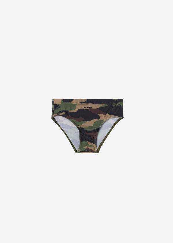 Bañadores Calzedonia Rio Niños Verde | CL3158CE