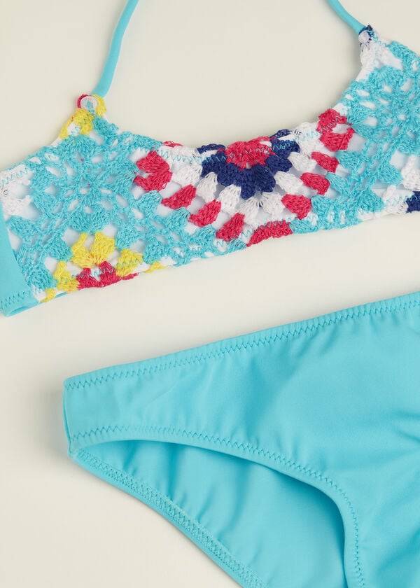 Bañadores Calzedonia Tank Two Piece Delhi Niños Multicolor | CL3050GL