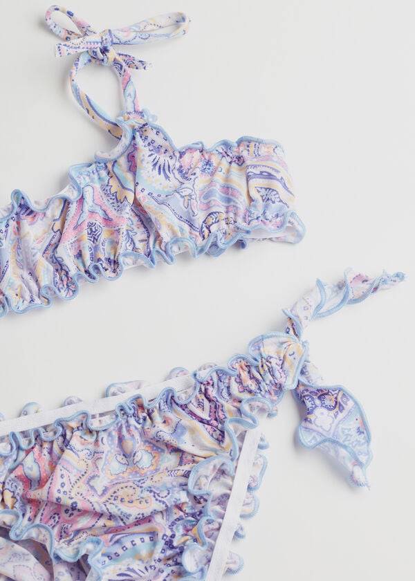 Bañadores Calzedonia Two Piece Amalfi Niños Azules | CL3051FM