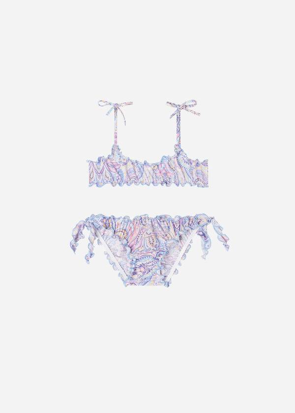 Bañadores Calzedonia Two Piece Amalfi Niños Azules | CL3051FM