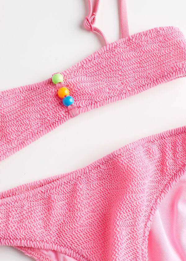 Bañadores Calzedonia Two-Piece Bandeau San Diego Niños Rosas | CL3068GL
