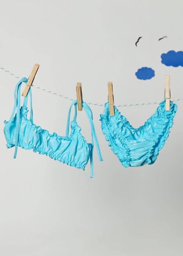 Bañadores Calzedonia Two Piece Formentera Niños Turquesa | CL3058UT