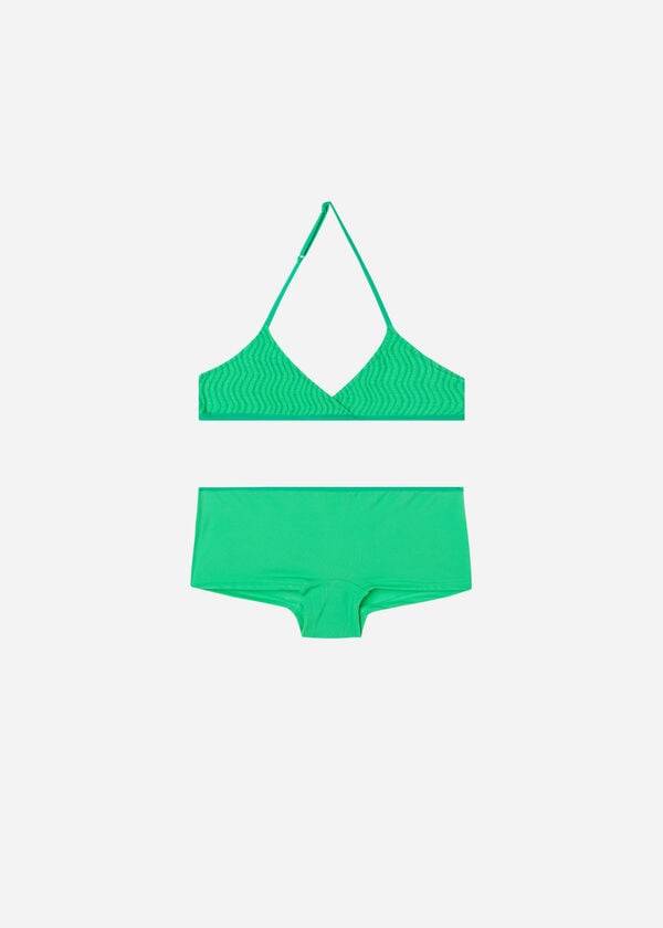 Bañadores Calzedonia Two Piece Mykonos Niños Verde | CL3063WY