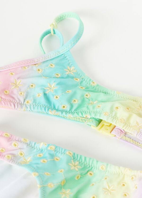 Bañadores Calzedonia Two Piece Panama Niños Verde | CL3065MA