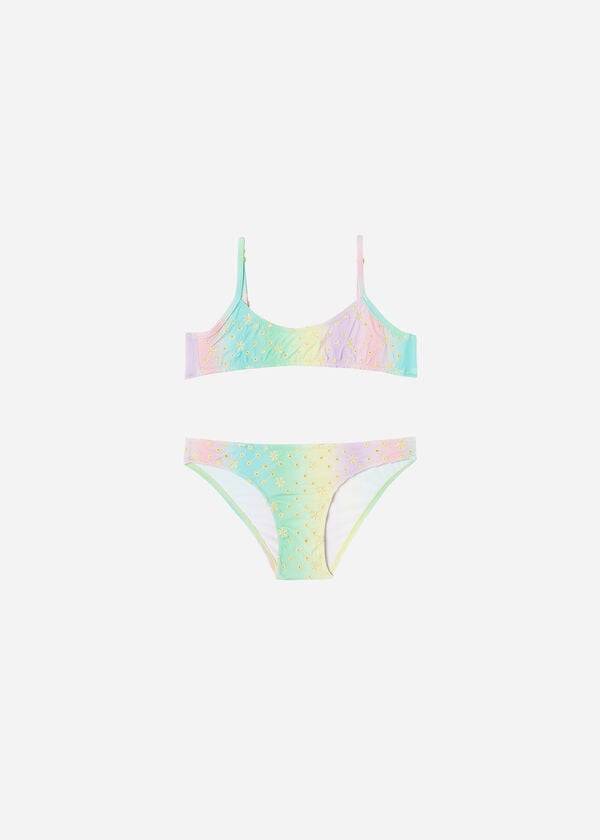Bañadores Calzedonia Two Piece Panama Niños Verde | CL3065MA