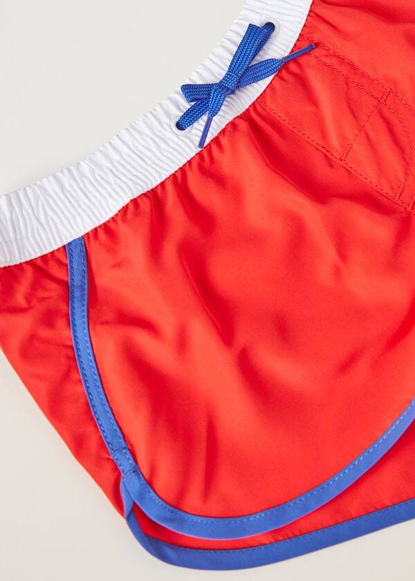 Bañadores Calzedonia Venice Eco Niños Rojas | CL3159XF