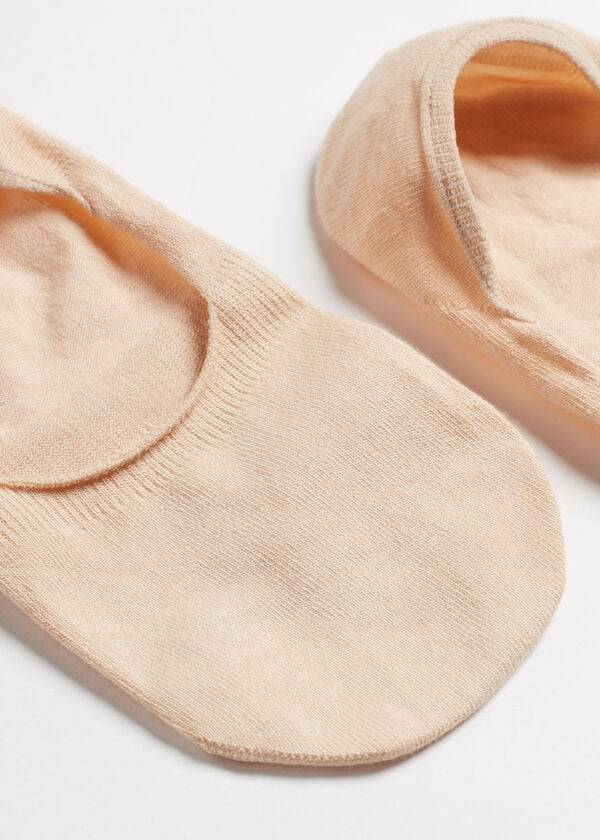 Calcetines Calzedonia Algodon Invisible Mujer Blancas | CL2203CE