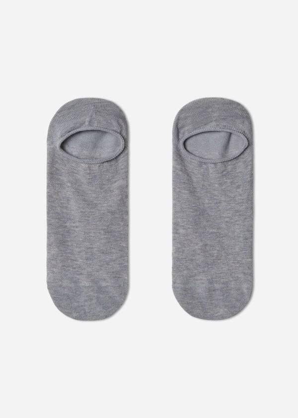 Calcetines Calzedonia Algodon No-Show Deporte Hombre Gris | CL2887OR