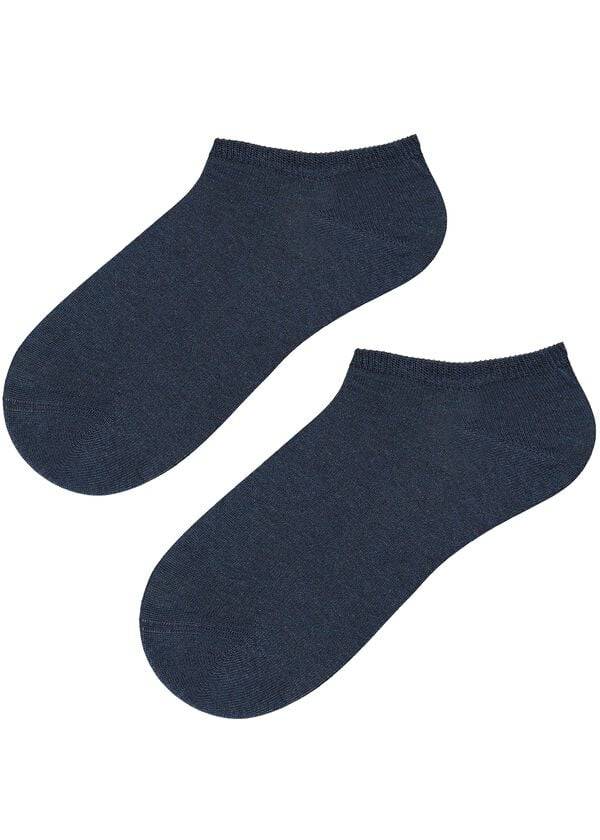 Calcetines Calzedonia Algodon No-Show Hombre Azules | CL2899VD