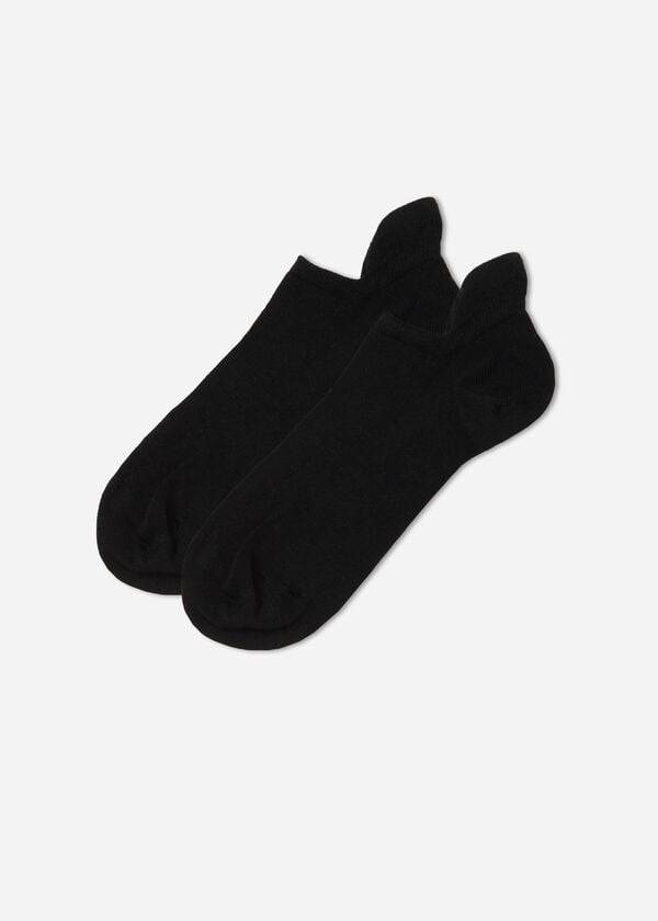 Calcetines Calzedonia Algodon No-Show cobey Hombre Negras | CL2885AP