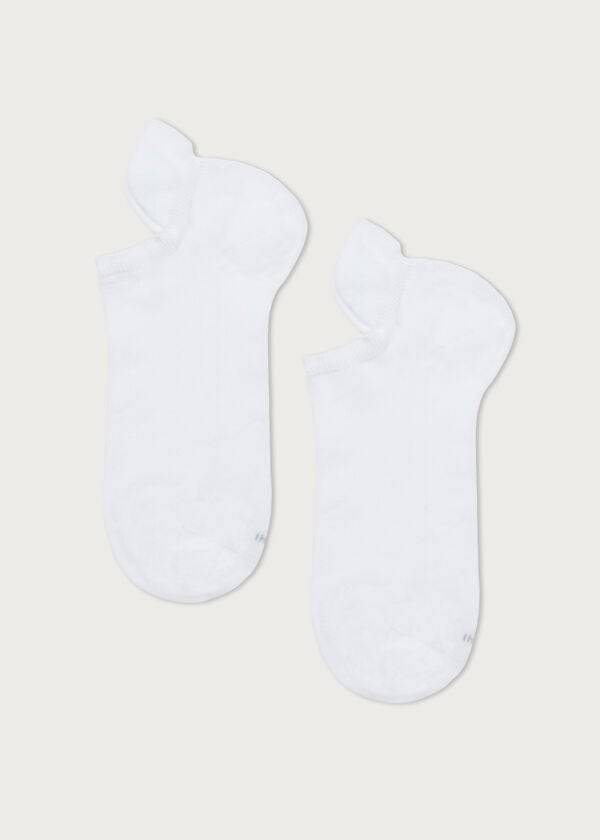 Calcetines Calzedonia Algodon No-Show rosa Mujer Blancas | CL2288EX